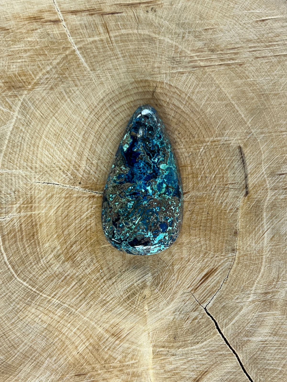 Azurite n°1  (3cm x 1,7cm)