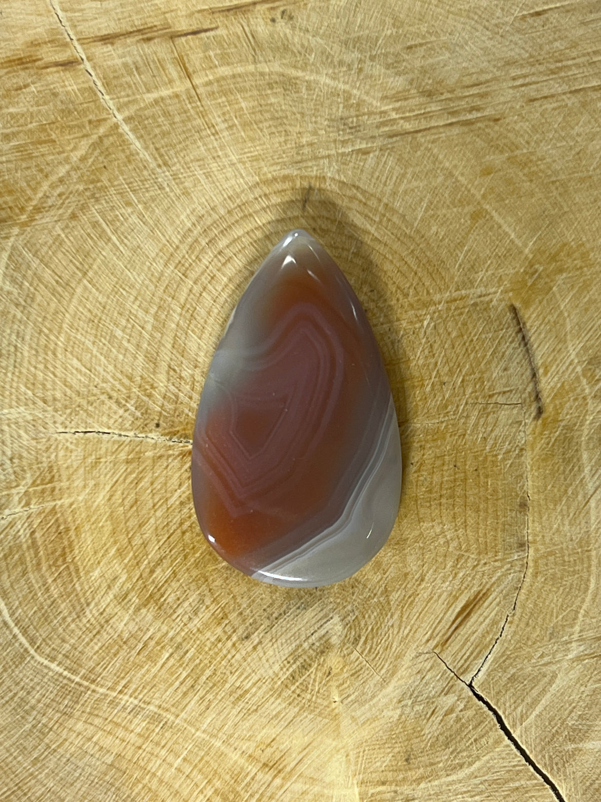 Agate Botswana n°4 (3,2cm x 1,8cm)