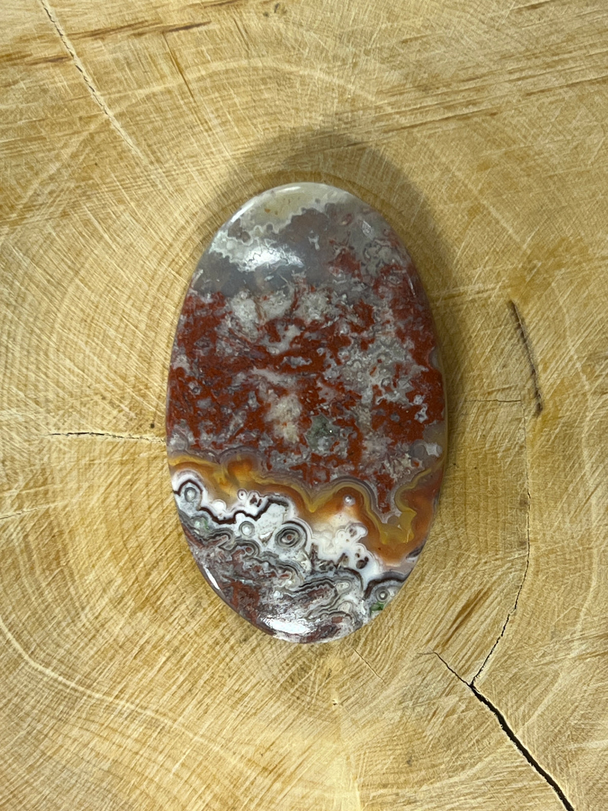 Agate Crazy Lace n°4 (4cm x 2,5cm)