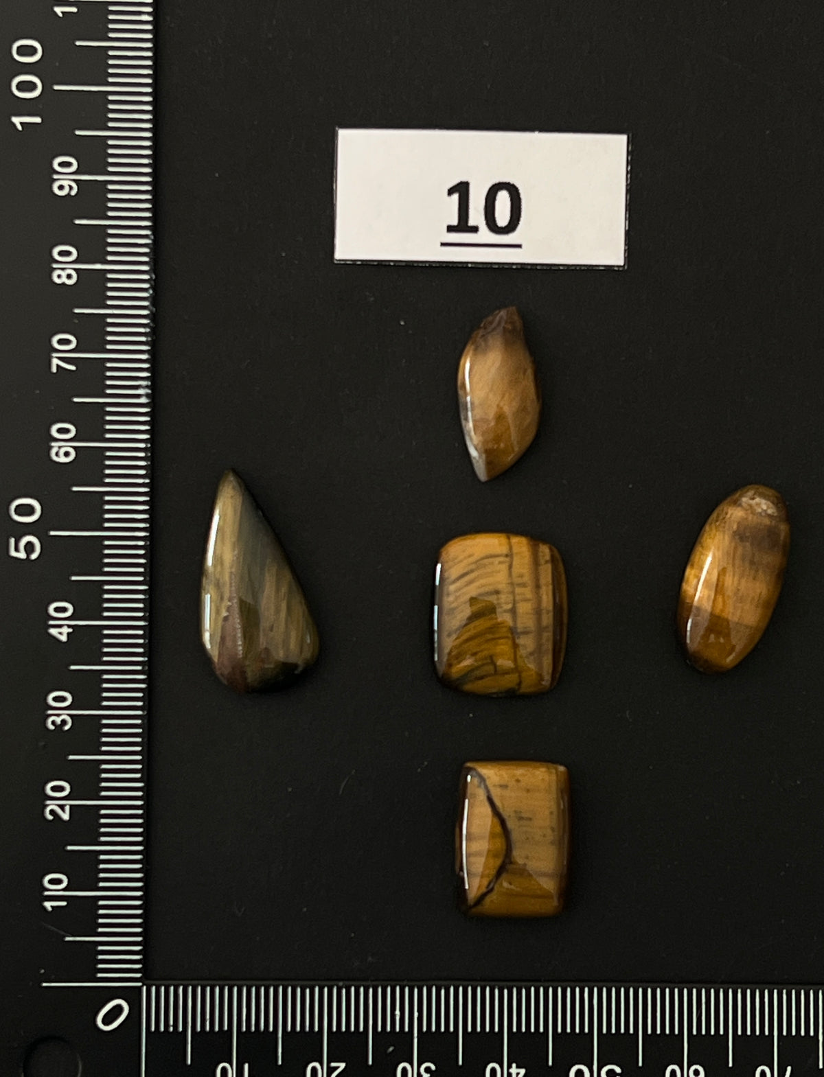 Lot de 5 Mini Oeil De Tigre : n°10