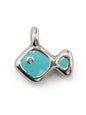 Pendentif petit poisson en zamak émaillé