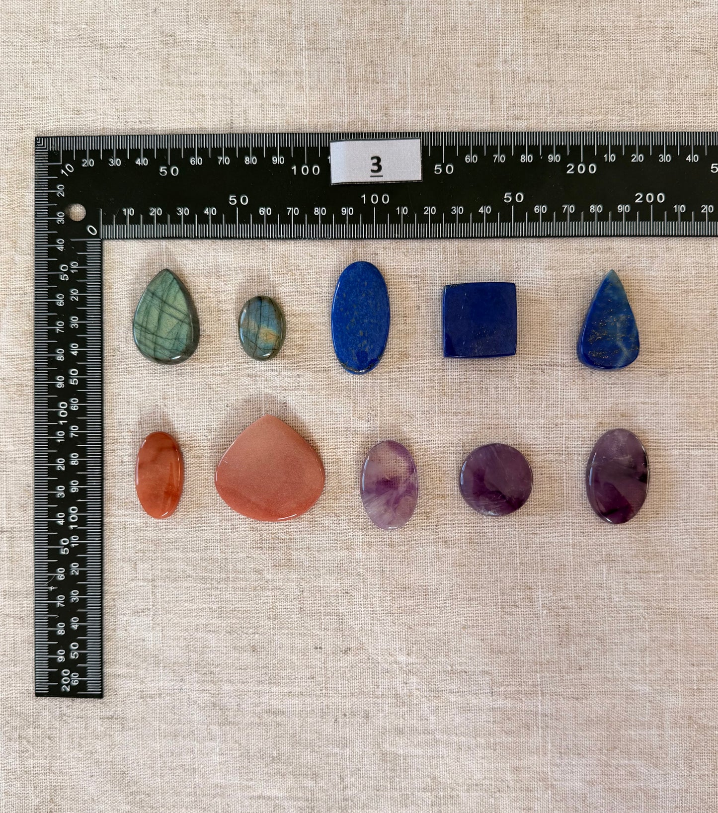 Lot de 10 pierres - N°3