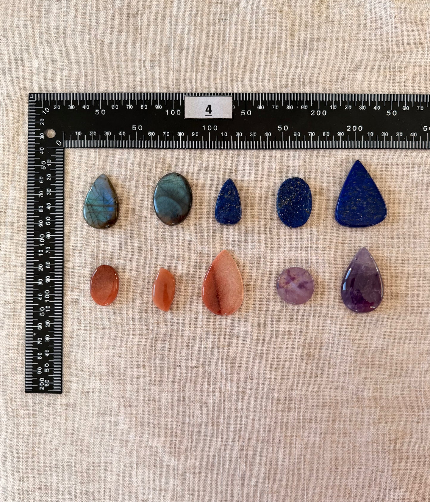 Lot de 10 pierres - N°4