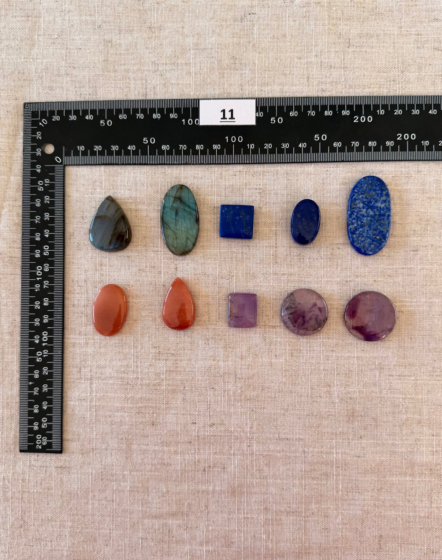 Lot de 10 pierres - N°11