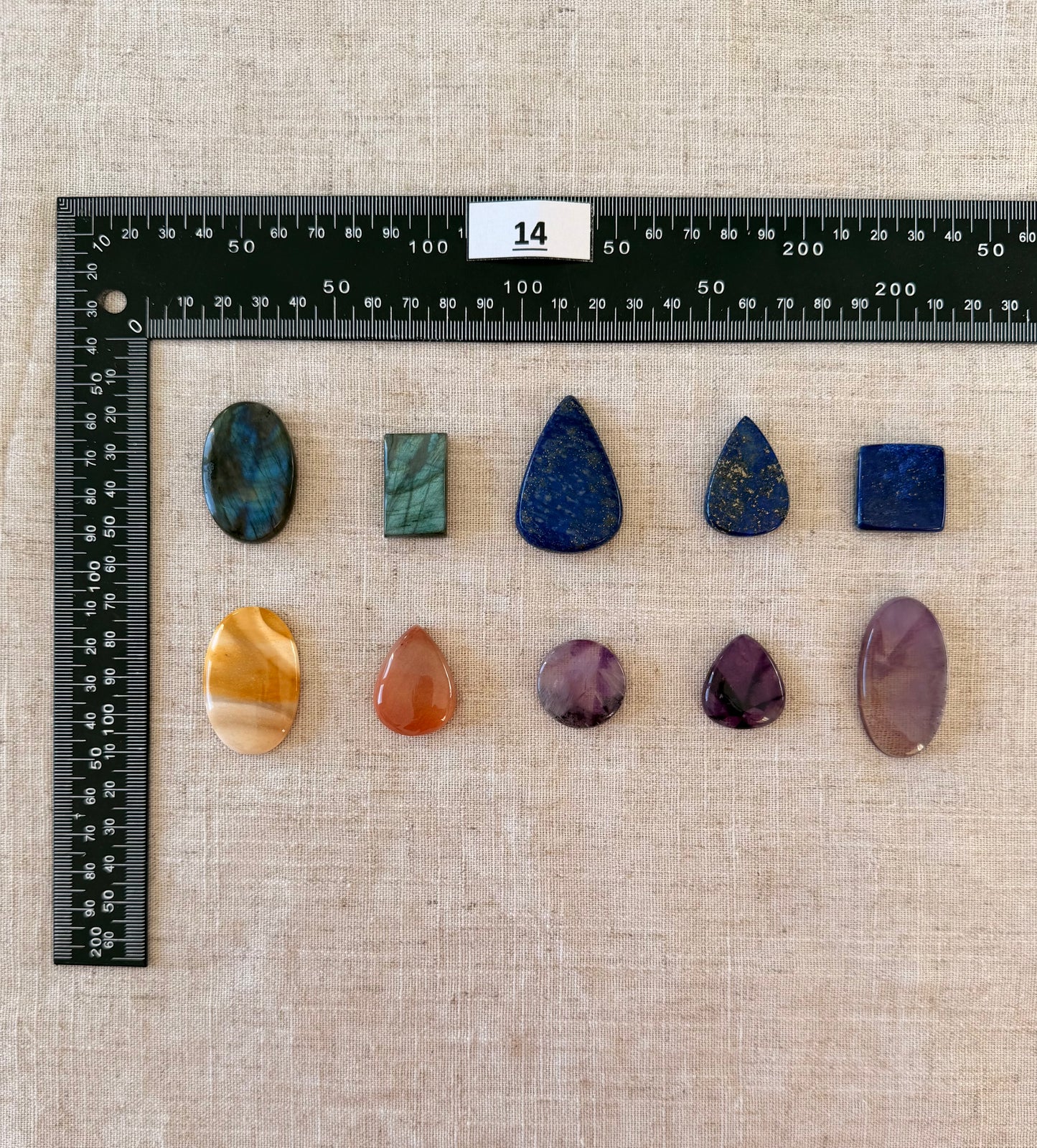 Lot de 10 pierres - N°14