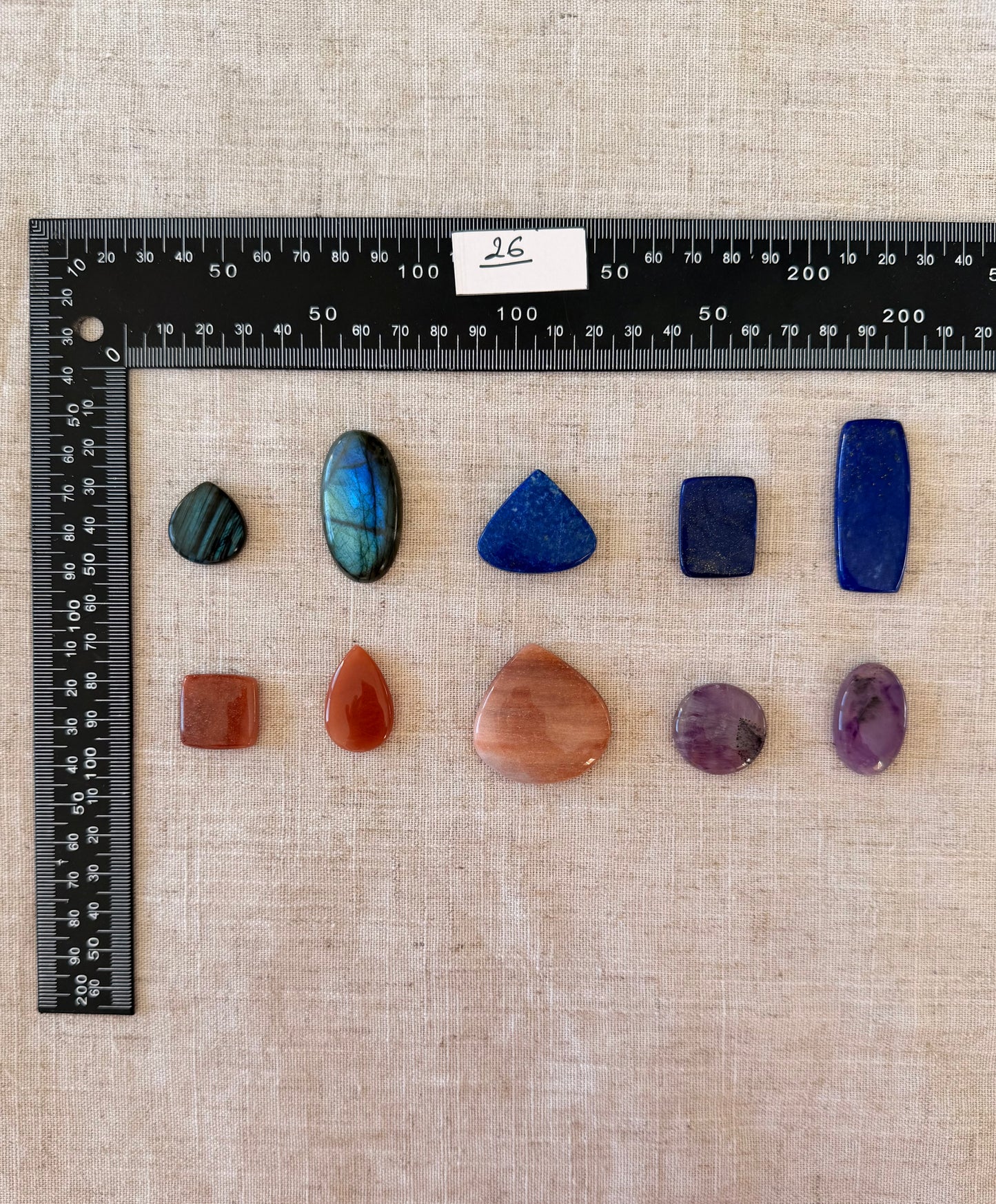 Lot de 10 pierres - N°26