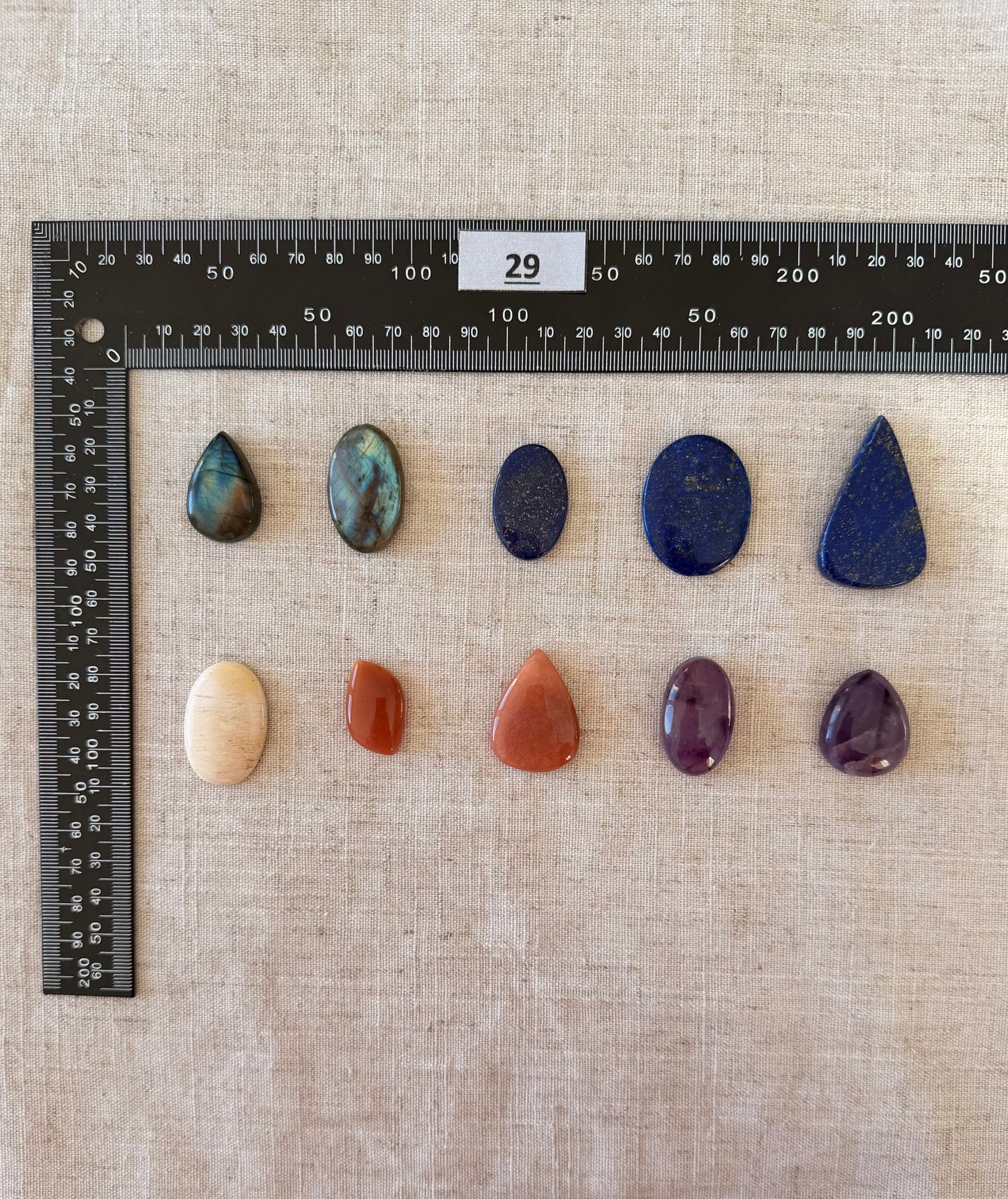 Lot de 10 pierres - N°29