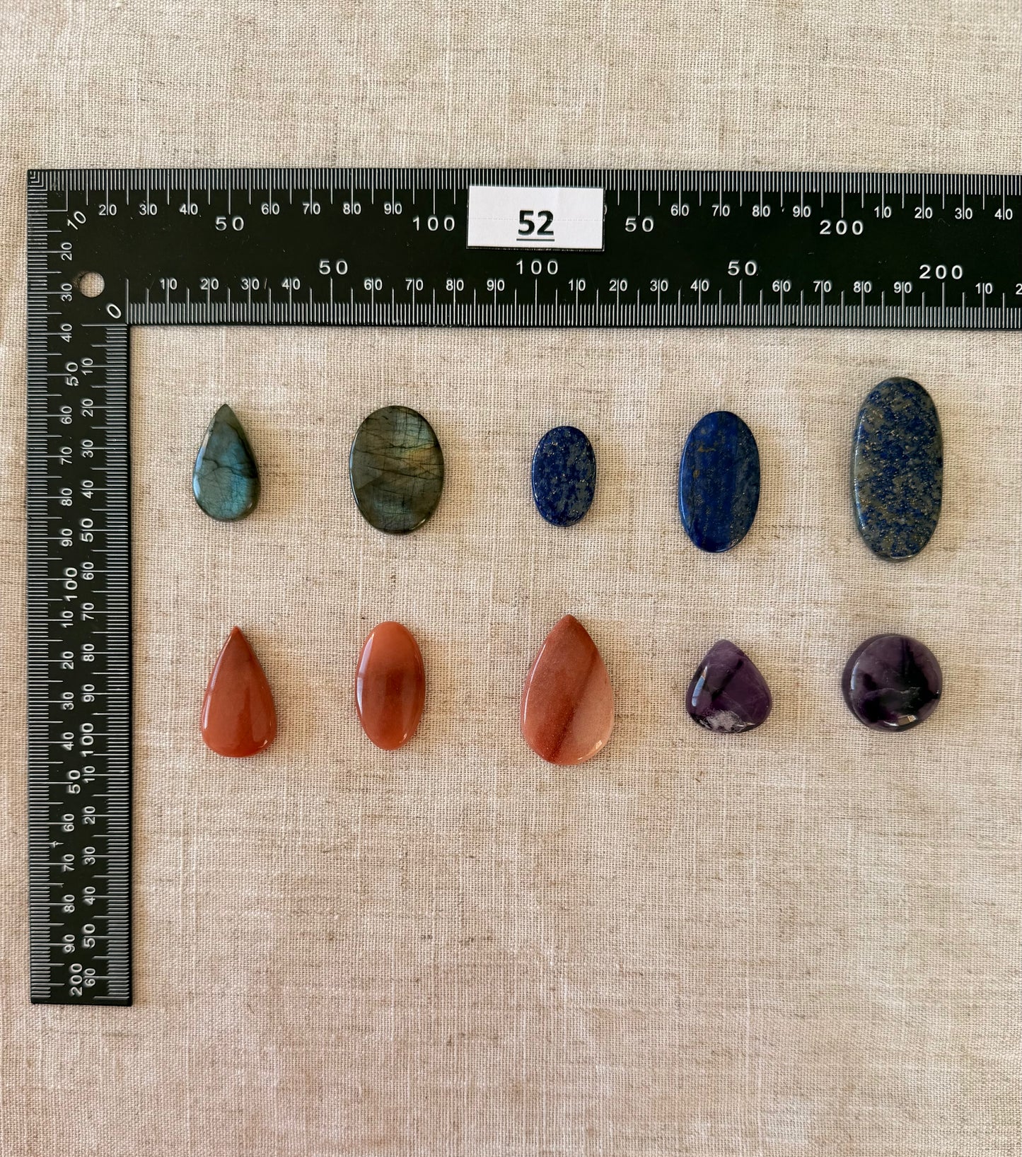 Lot de 10 pierres - N°52