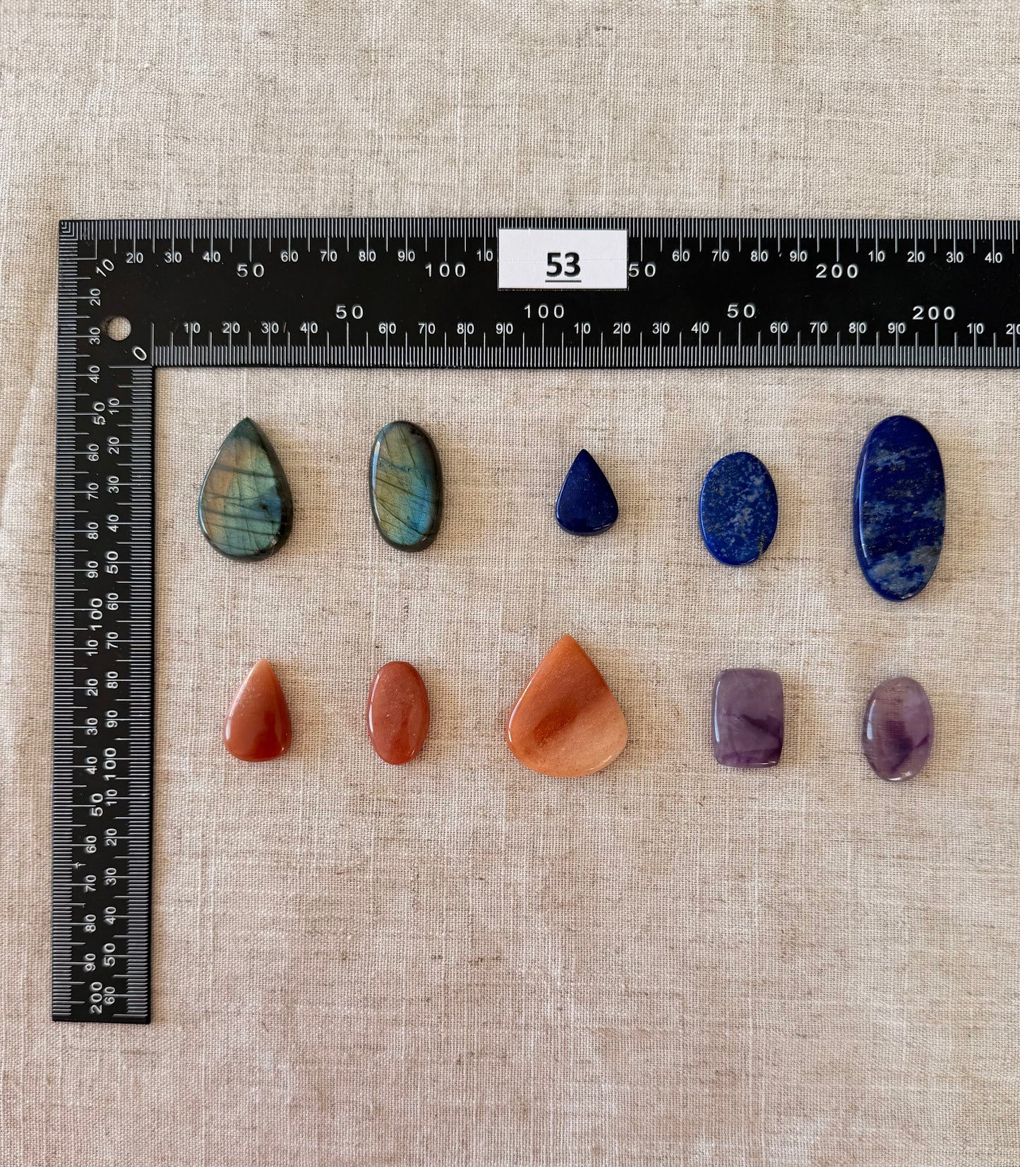 Lot de 10 pierres - N°53