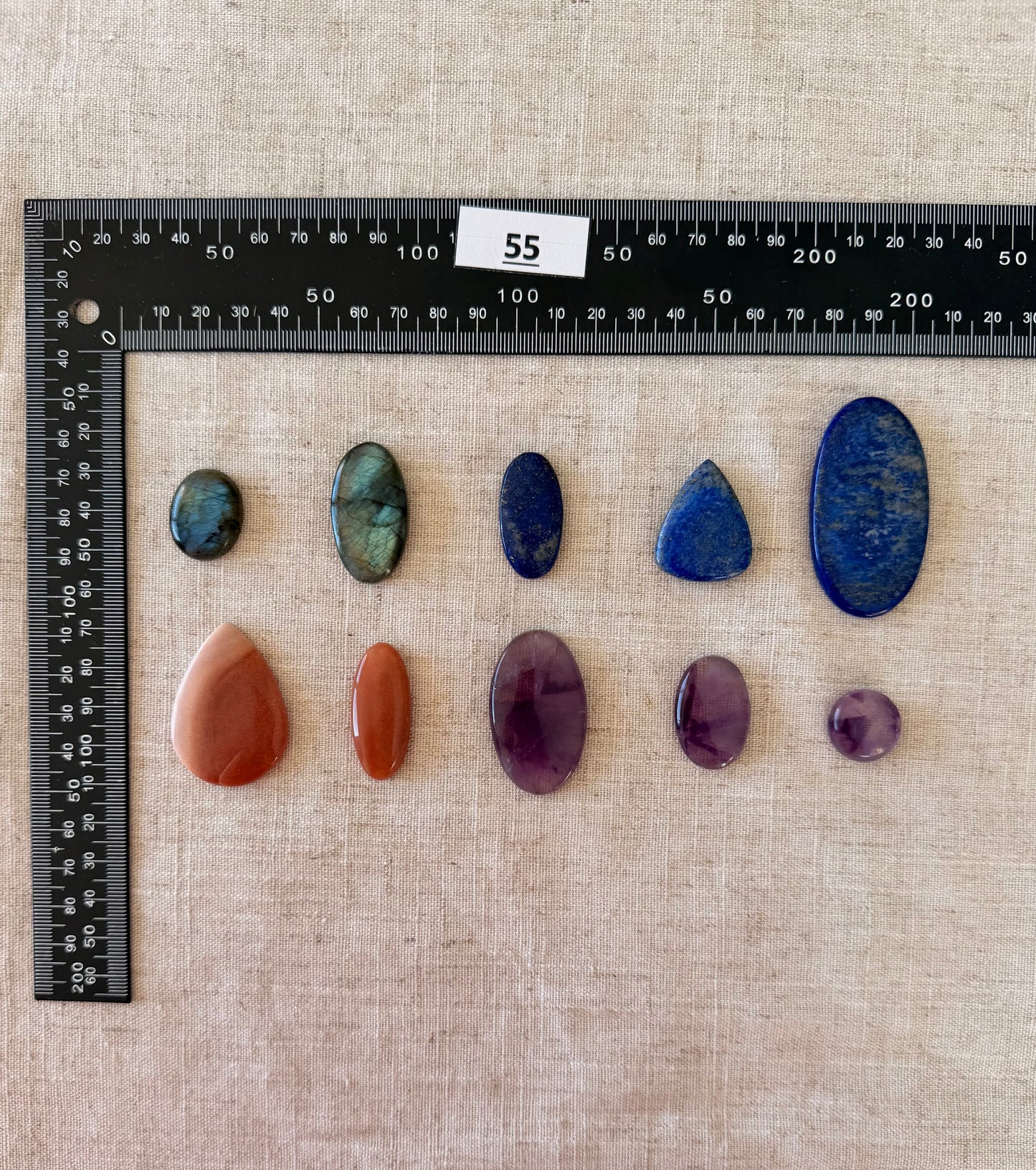 Lot de 10 pierres - N°55