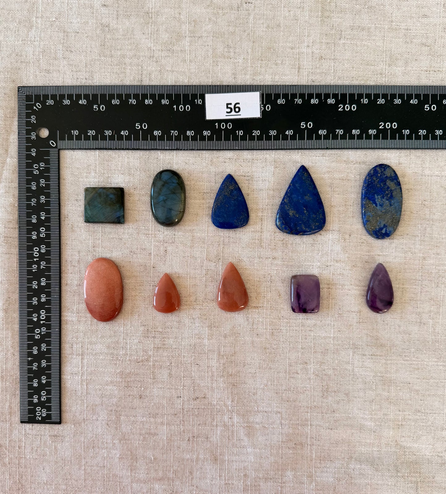 Lot de 10 pierres - N°56