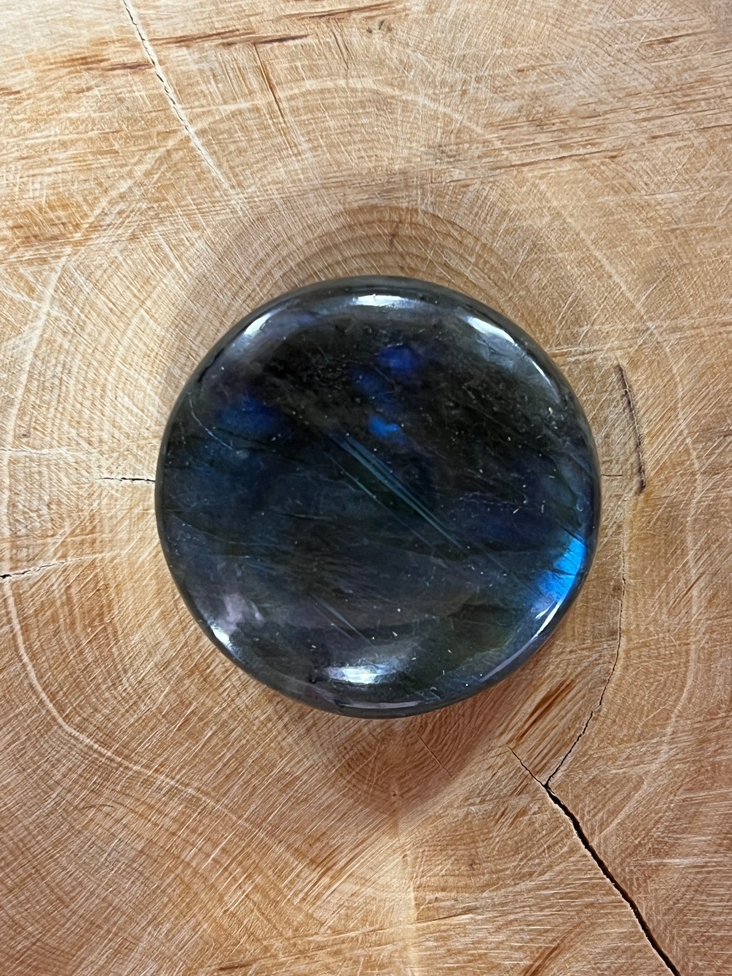 Labradorite Bleue  n°5 (3,5cm de diamètre)