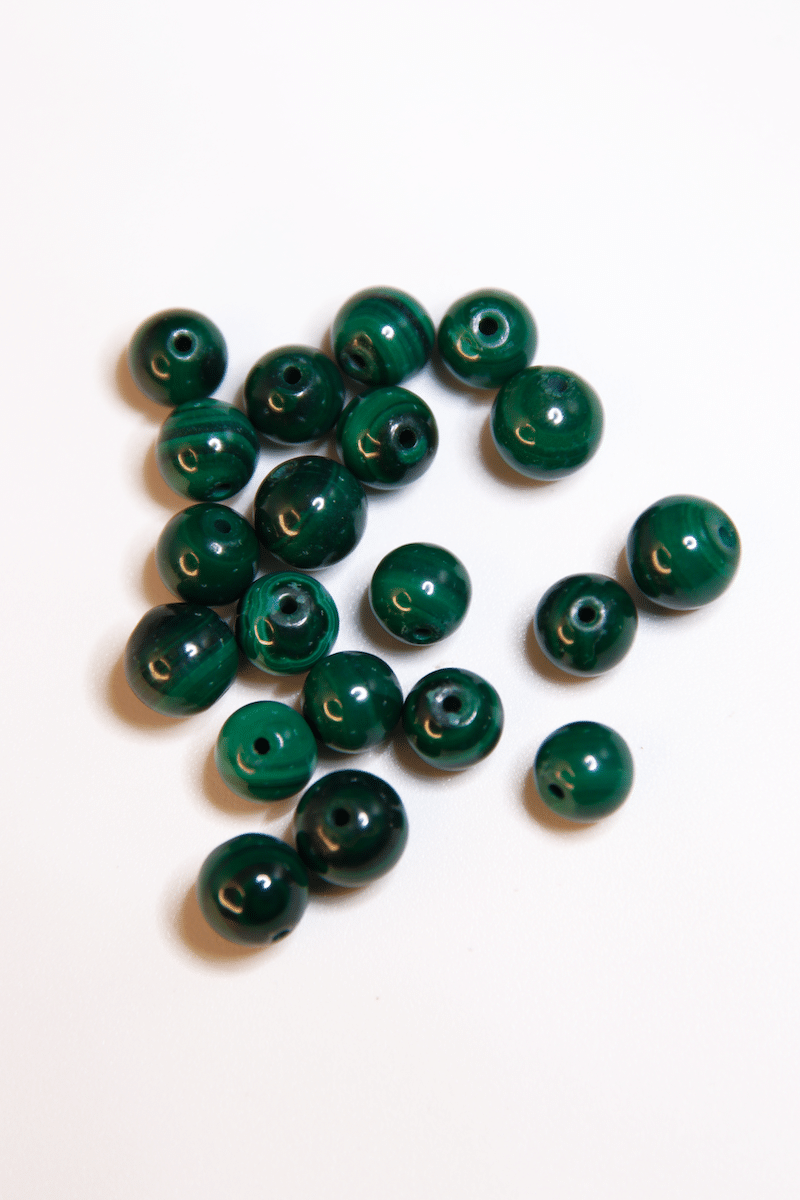 Perles de Malachite