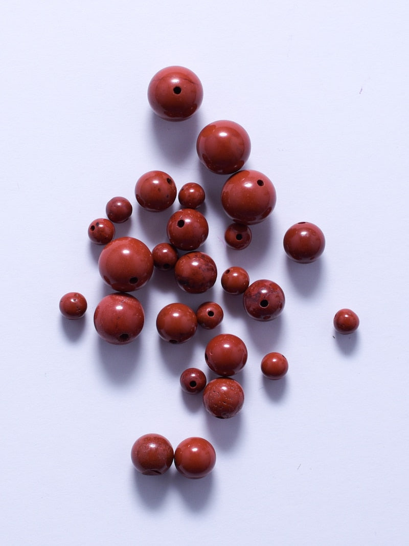 Perles de Jaspe rouge