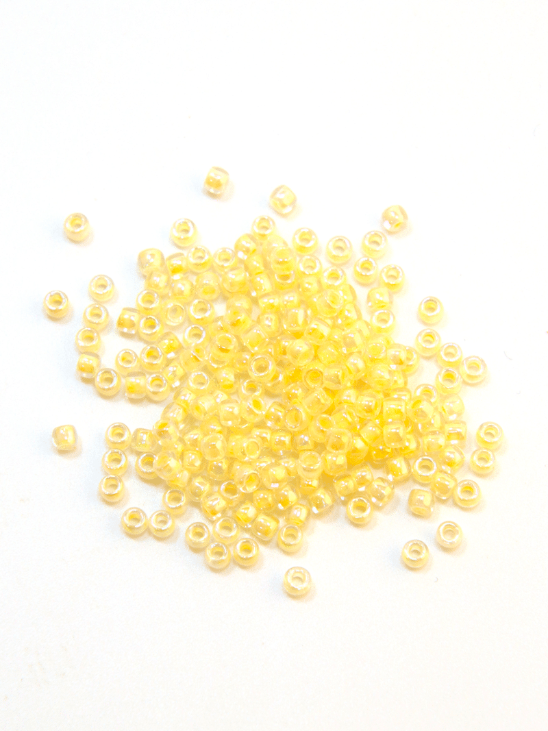 Perles de rocaille - Vanille