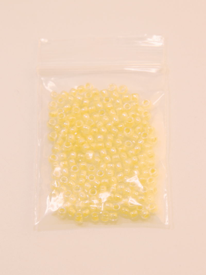 Perles de rocaille - vanille sachet