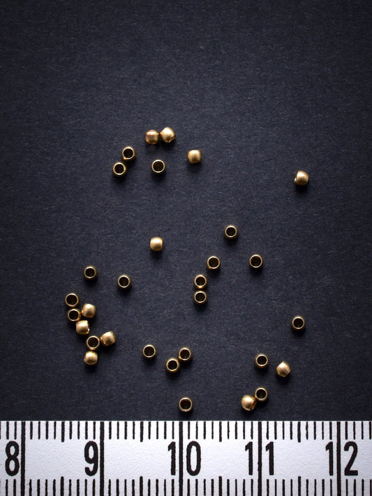 Perles métalliques de 2mm