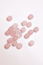 Perles de Quartz rose