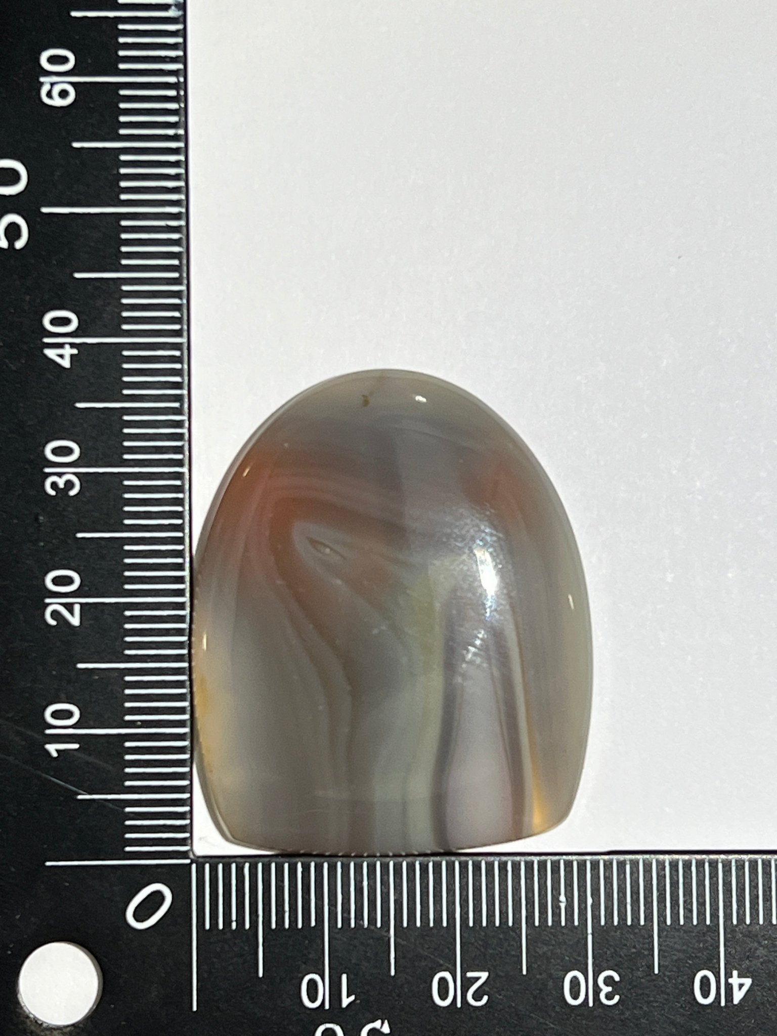 Agate Botswana n°2 (3,7cm x 3cm) - Solyluna Macramé