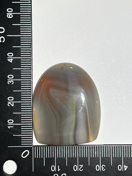 Agate Botswana n°2 (3,7cm x 3cm) - Solyluna Macramé