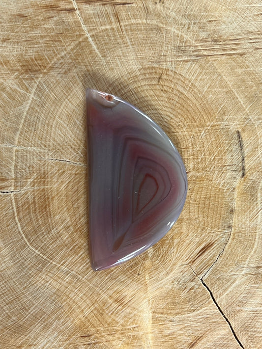 Agate Botswana n°3 (4cm x 2,1cm) - Solyluna Macramé