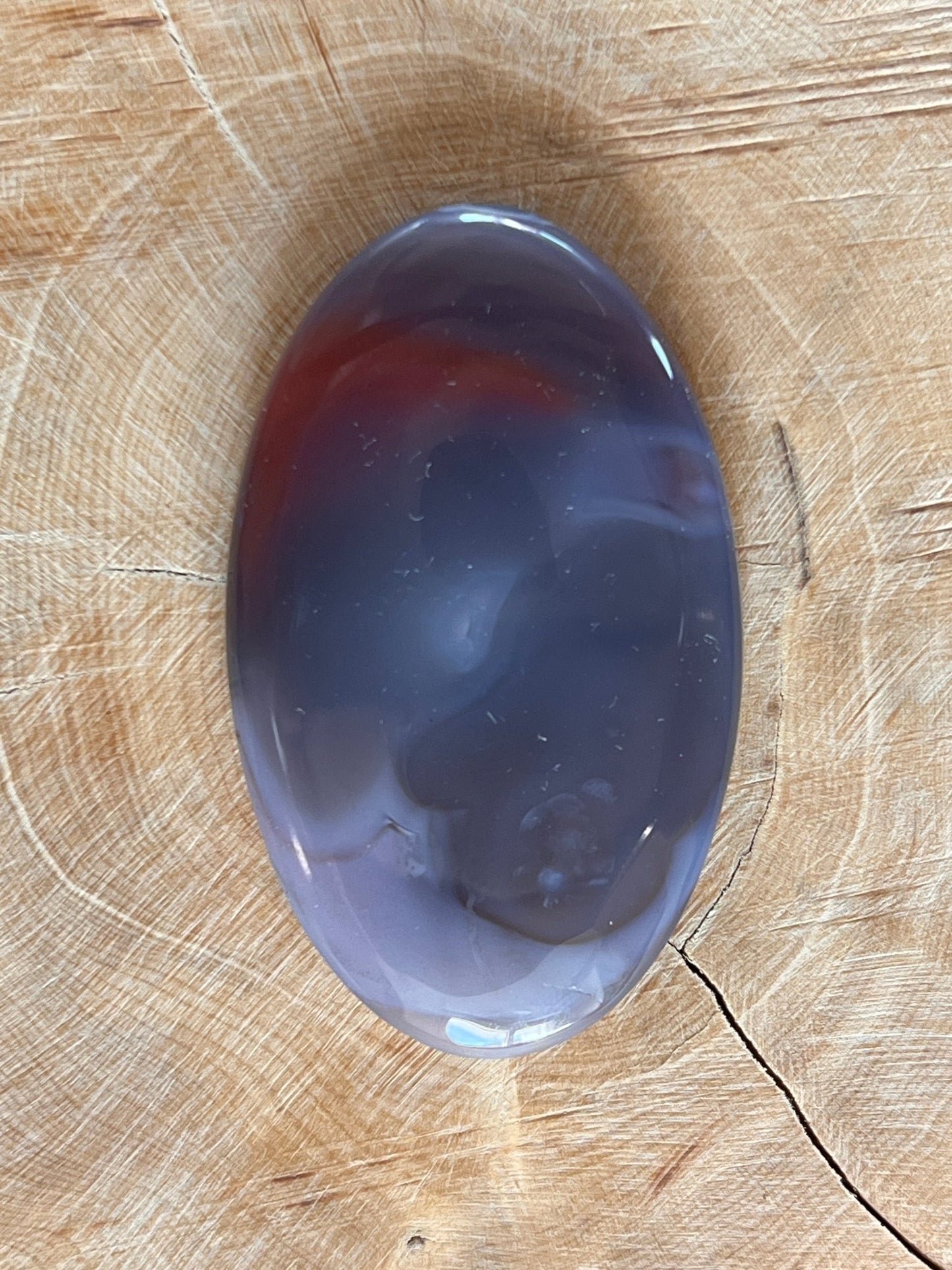 Agate Botswana n°4 (5,3cm x 3,2cm) - Solyluna Macramé