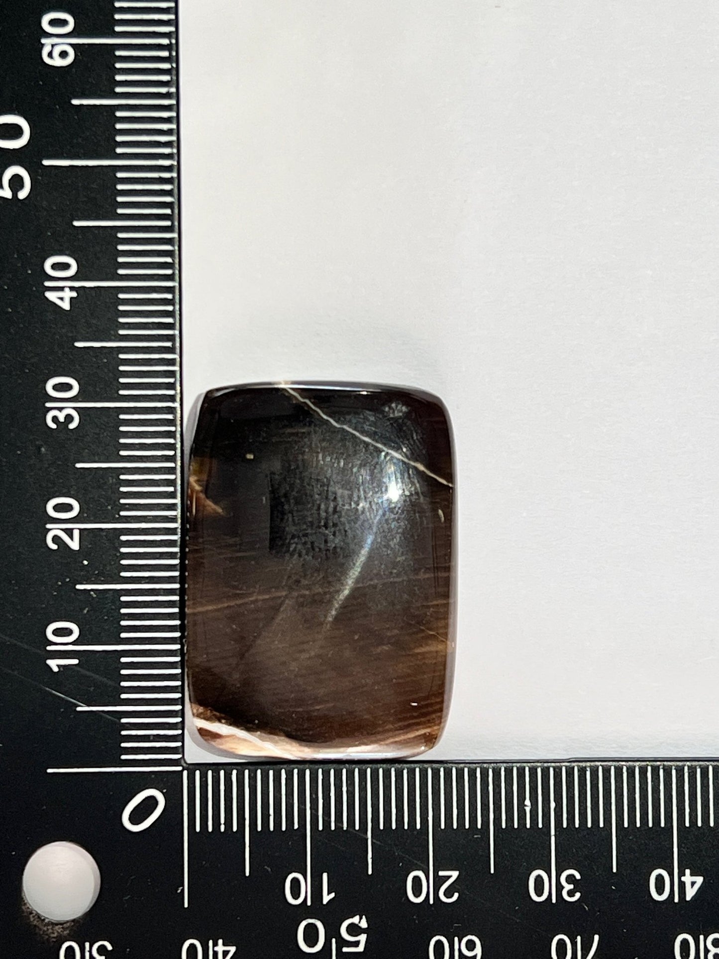Agate Cacahuète n°1 (3,1cm x 2,2cm) - Solyluna Macramé