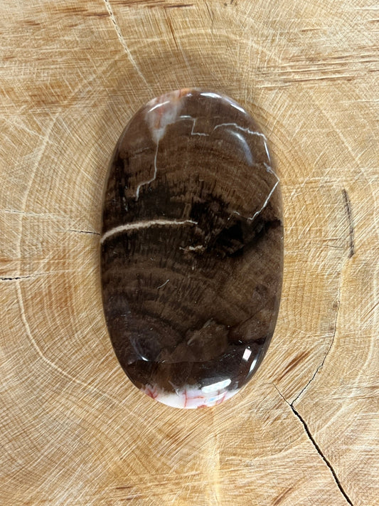 Agate Cacahuète n°3 (4,8cm x 2,8cm) - Solyluna Macramé