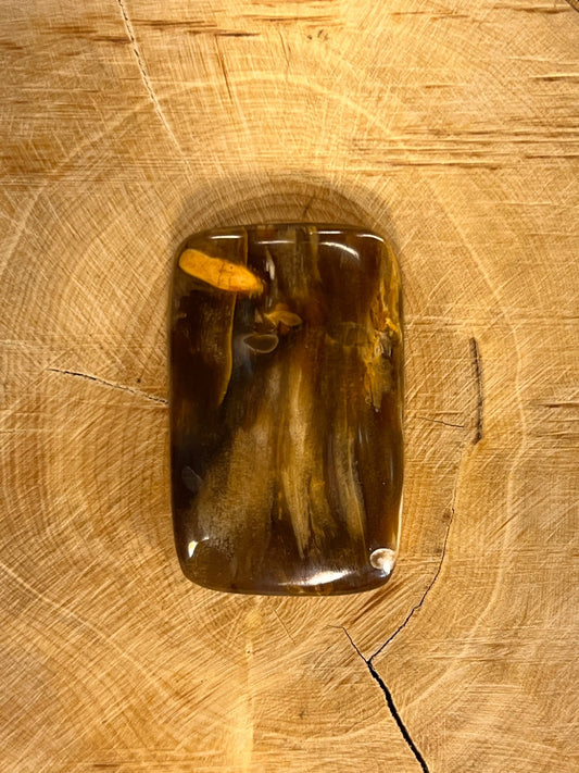 Agate Cacahuète n°5 (3,6cm x 2,4cm) - Solyluna Macramé