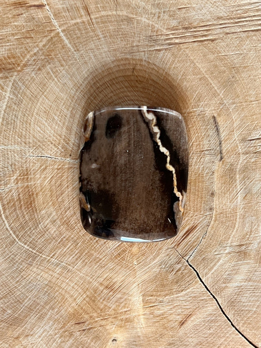 Agate Cacahuète n°5 (3cm x 2,4cm) - Solyluna Macramé