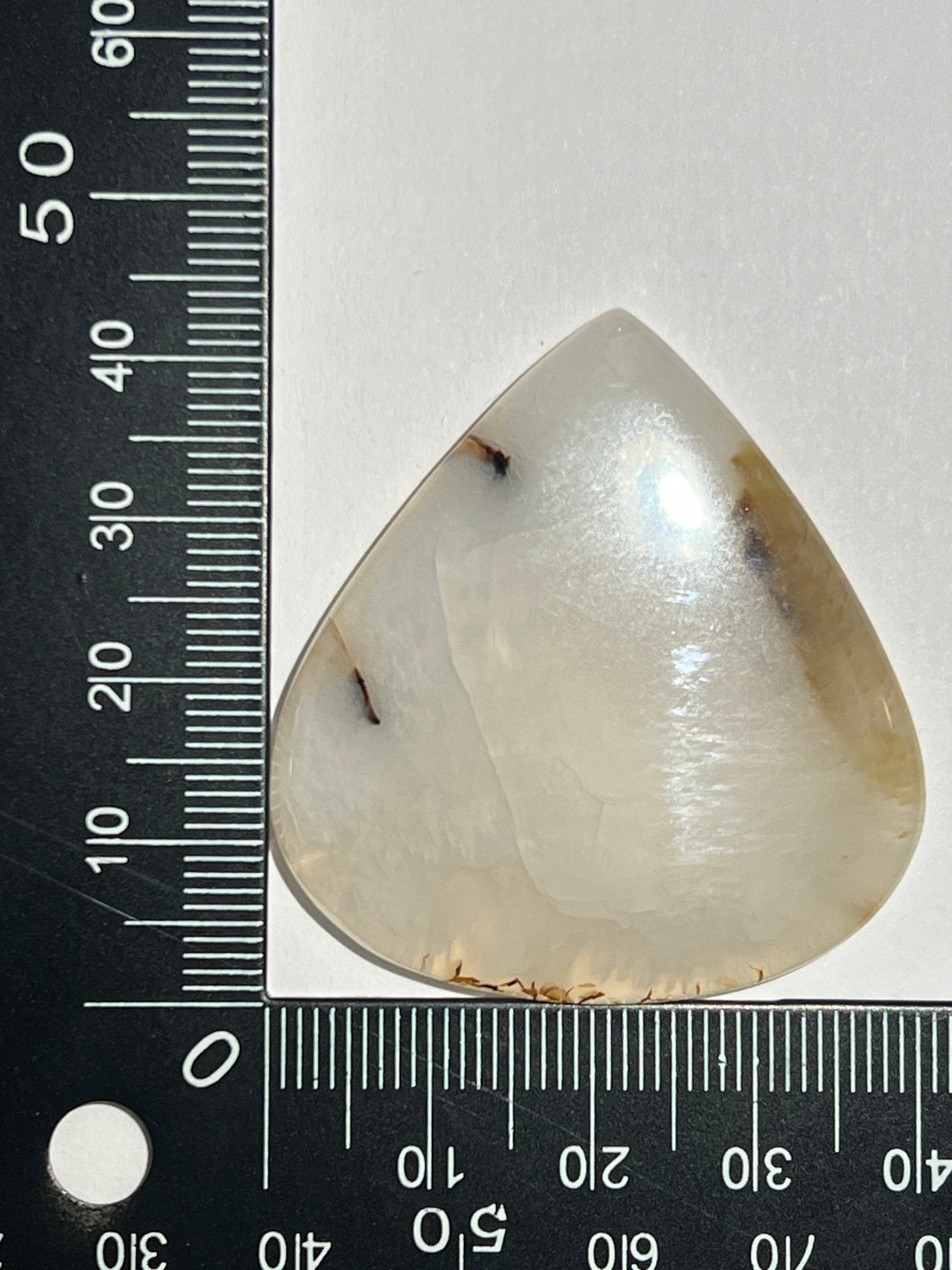 Agate Montana n°5 (4,4cm x 4cm) - Solyluna Macramé