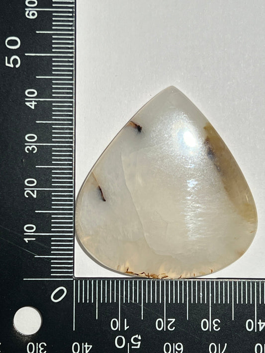 Agate Montana n°5 (4,4cm x 4cm) - Solyluna Macramé