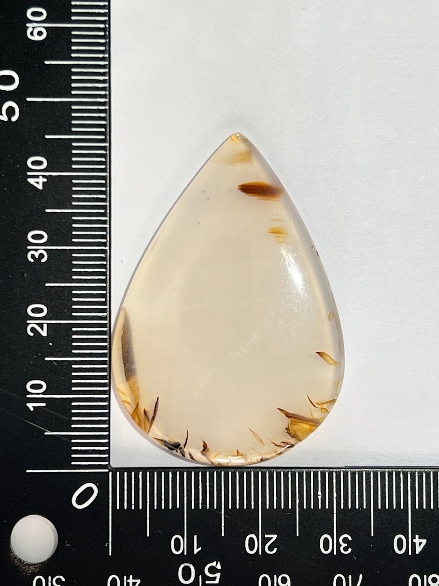 Agate Montana n°3 (4cm x 3,1cm) - Solyluna Macramé