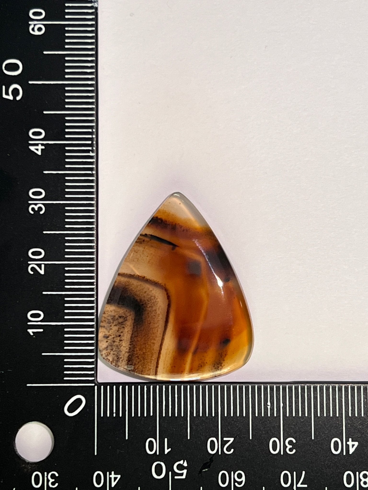 Agate n°1 (3,1 cm x 2,56 cm) - Solyluna Macramé