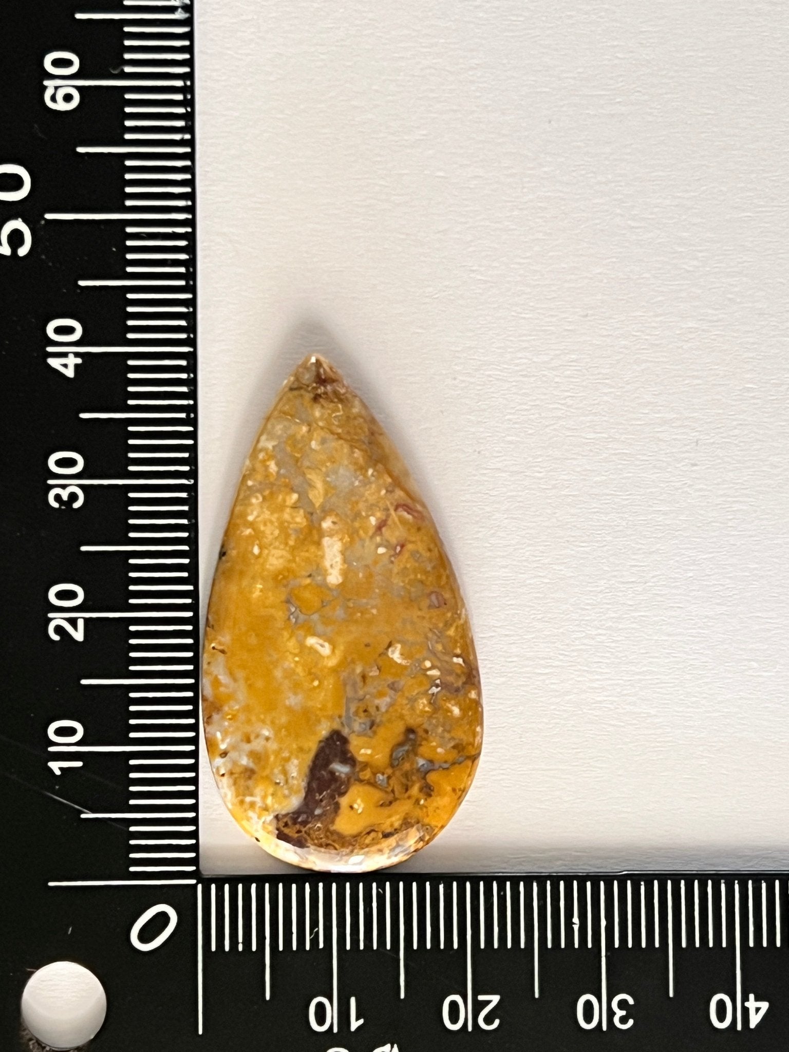 Agate Plume n°1 (3,9 cm x 2,1 cm) - Solyluna Macramé