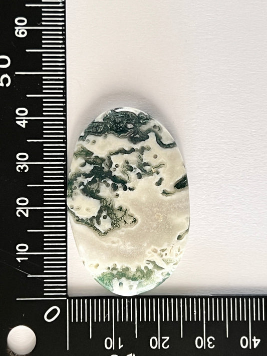 Agate Tree n°5 (4,1cm x 2,3cm) - Solyluna Macramé