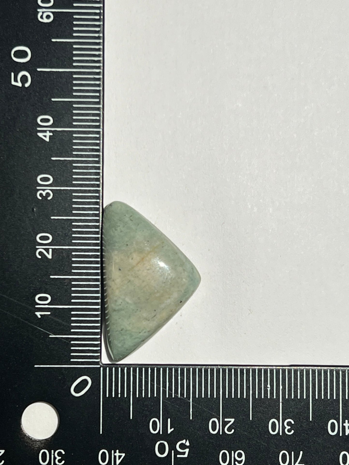 Amazonite n°2 (2,7cm x 1,7cm) - Solyluna Macramé