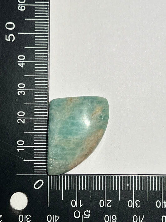 Amazonite n°5 (3,6cm x 2,1cm) - Solyluna Macramé