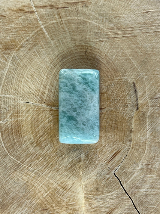 Amazonite n°3 (2,6cm x 1,5cm) - Solyluna Macramé