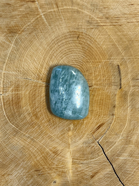 Amazonite n°5 (2,1cm x 1,6 cm) - Solyluna Macramé