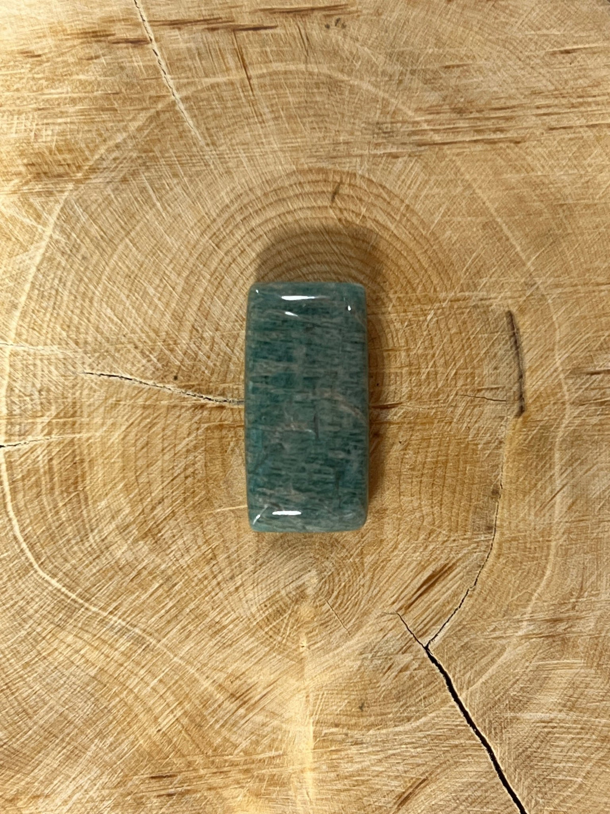 Amazonite n°5 (2,9cm x 1,2cm) - Solyluna Macramé