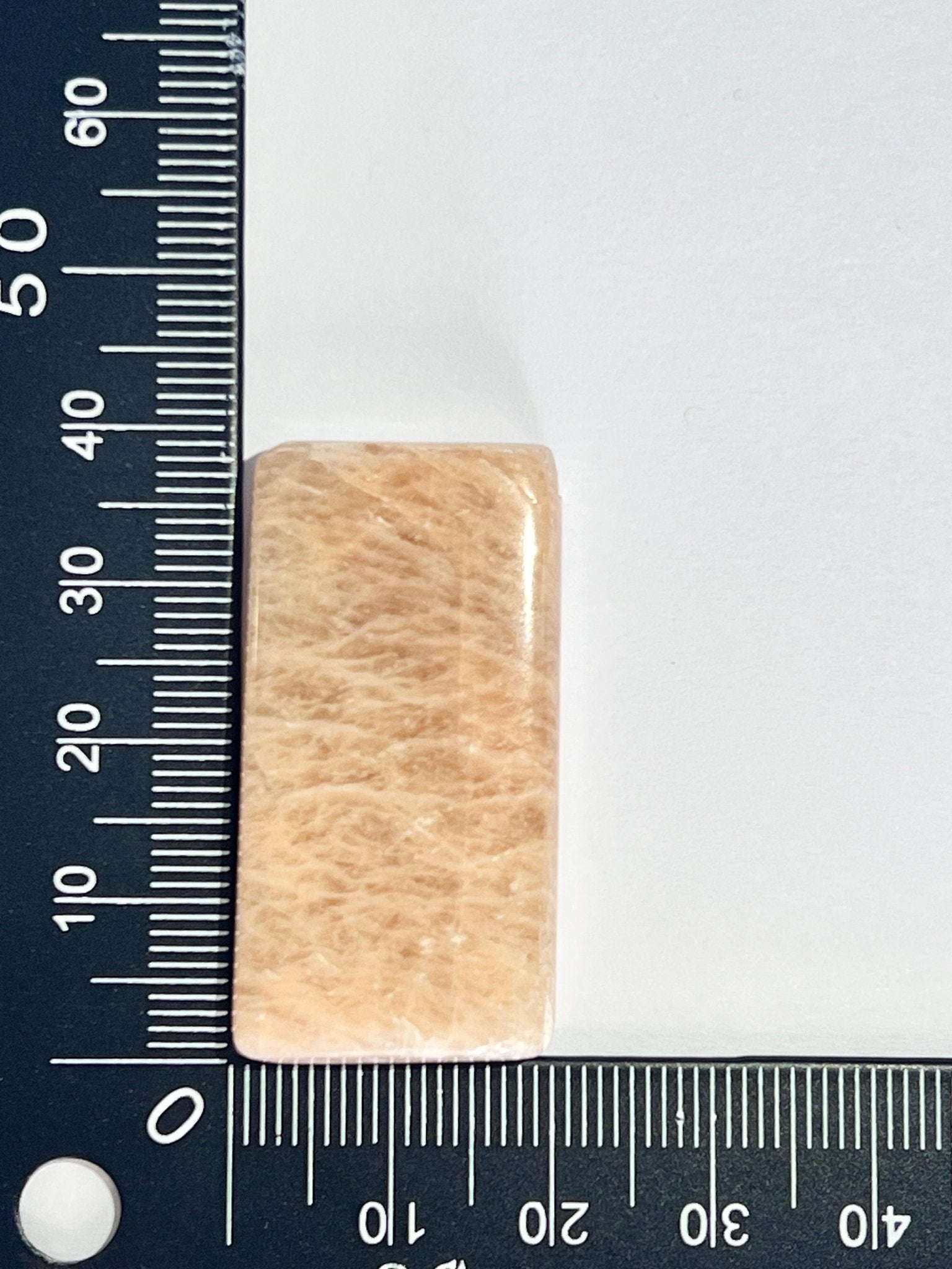 Amazonite pêche n°4 (3,8cm x 2cm) - Solyluna Macramé