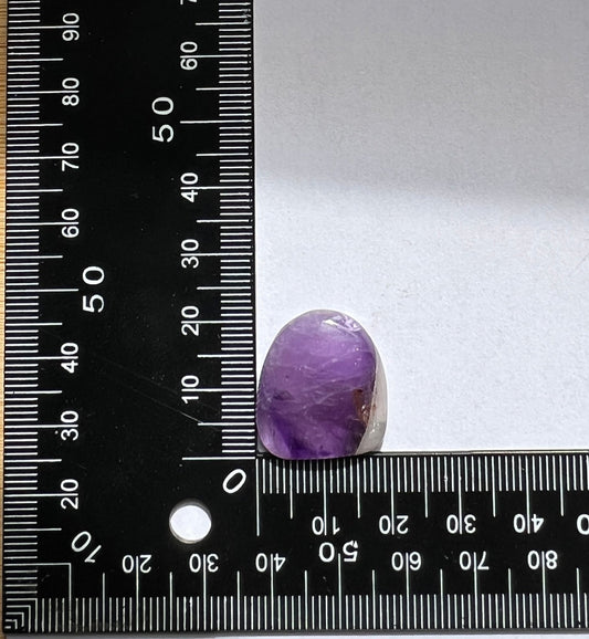 Améthyste n°5 (2cm x 1,9cm) - Solyluna Macramé