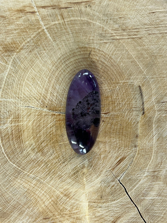 Améthyste n°5 (3cm x 1,3cm) - Solyluna Macramé