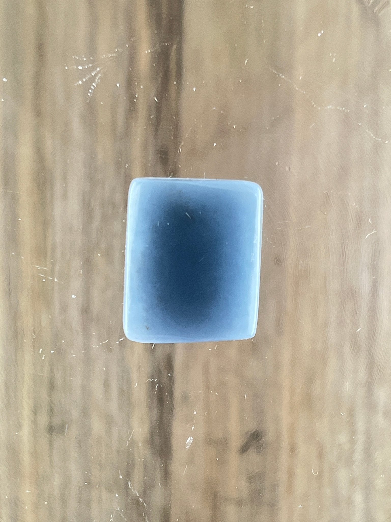 Angélite Bleue n°3 (2,1cm x 1,8cm) - Solyluna Macramé