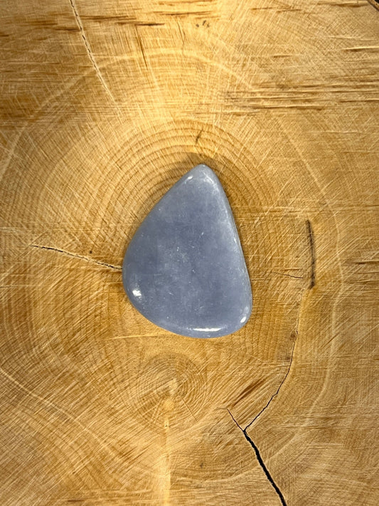 Angélite Bleue n°3 (2,5cm x 2cm) - Solyluna Macramé