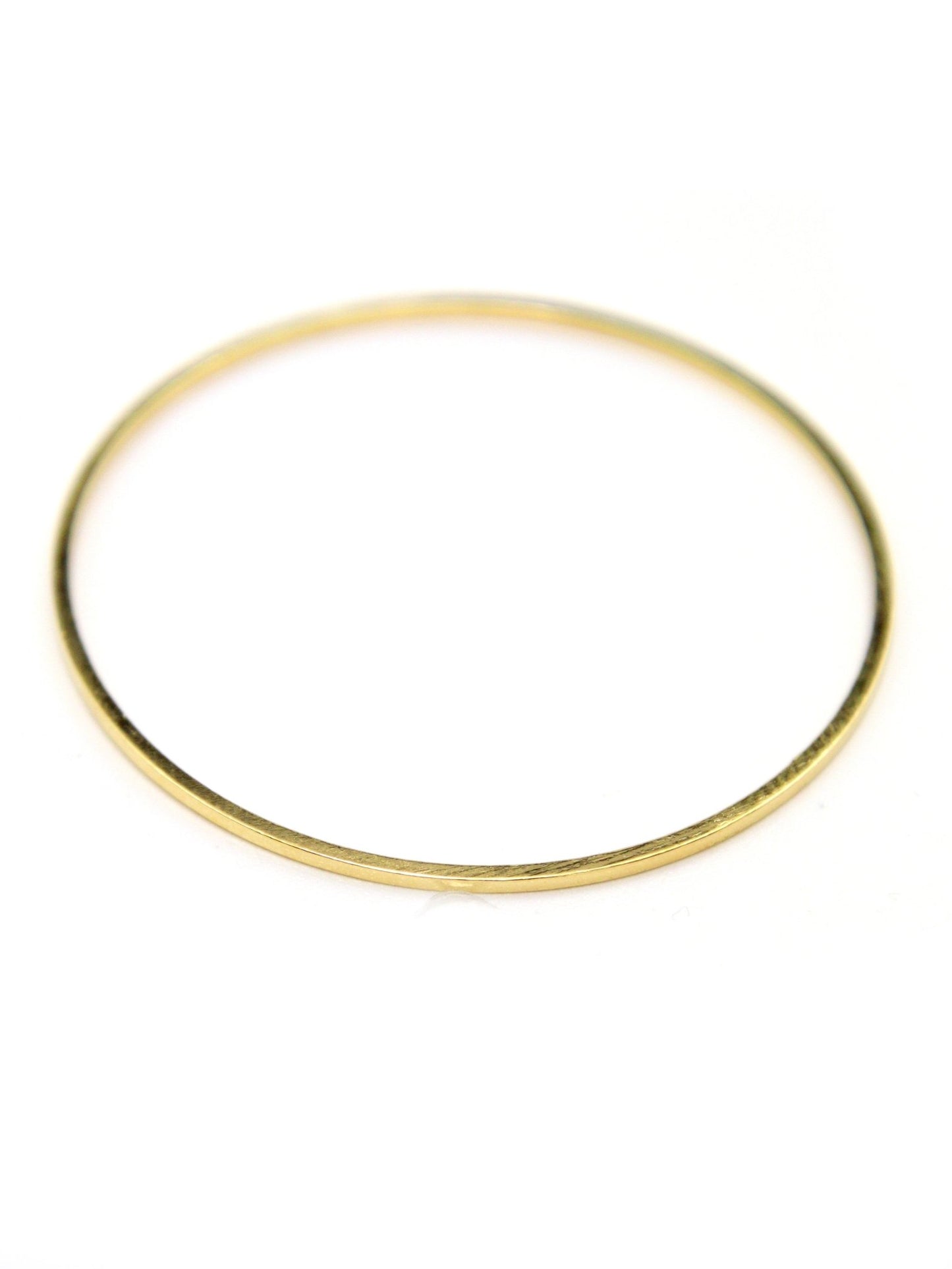 Anneau en laiton plaqué – 4 cm - Solyluna Macramé