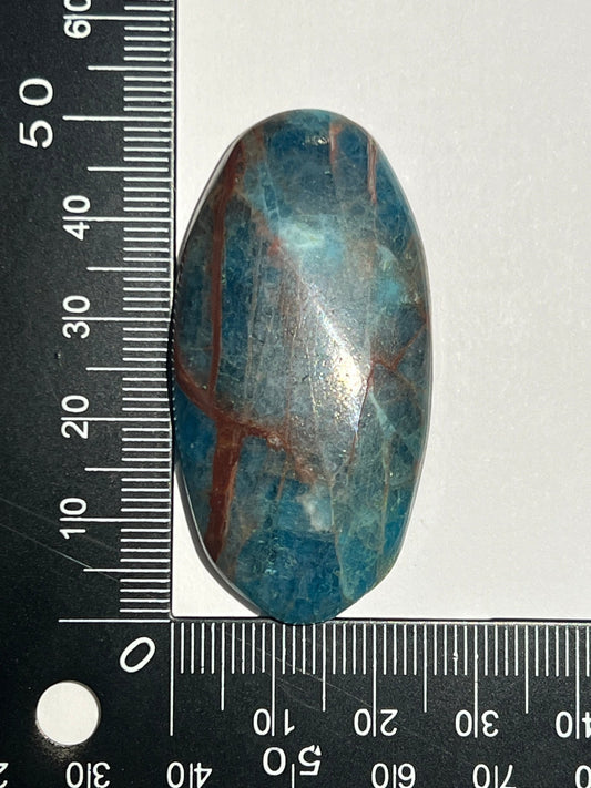 Apatite n°3 (5,1cm x 2,5cm) - Solyluna Macramé
