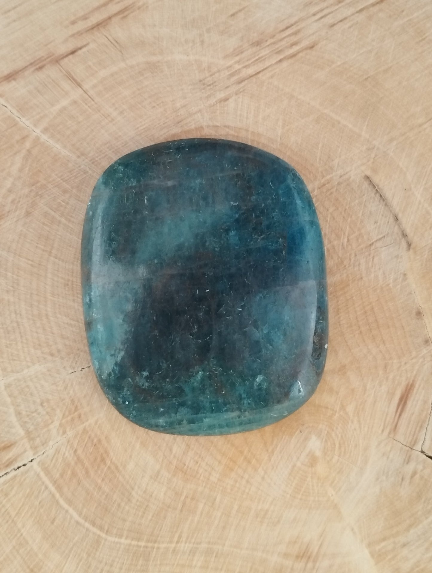 Apatite n°2 (3,4cm x 2,8cm) - Solyluna Macramé