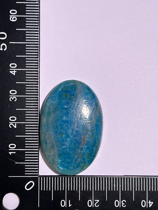 Apatite n°4 (3,5cm x 2,3cm) - Solyluna Macramé